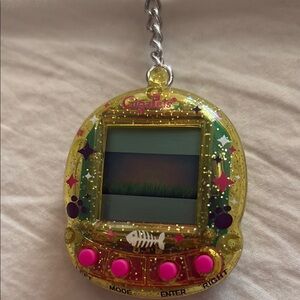 Digital Pet Keychain - Yellow